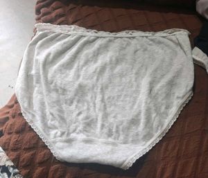 Combo Of Two White Panties And 3 Shorts