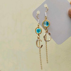 Celestial Moon Dangle Earrings