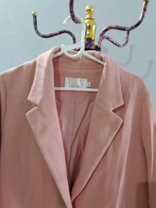 Peach Trench Coat