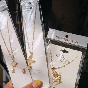 Cute anti tarnish neckpiece