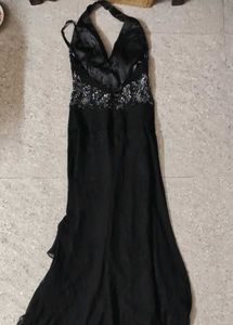 Vintage Pinteresty ethereal Beaded Side Slit dress
