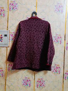 🇳🇿💫 🎀 Elegant Burgundy Coat