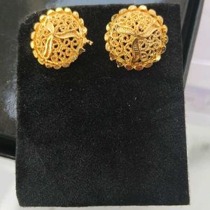 Gold Stud Earrings