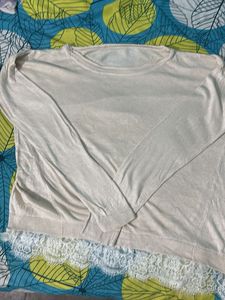 Lace Trim Cardigan