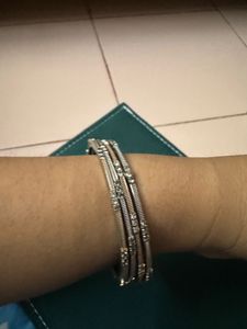 Set of 3 Silver Bangles