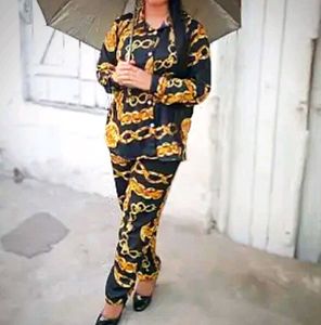 Chain Print Matching Set