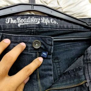 The Roadster Dark Blue Denim Jeans