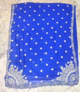 Dimond Work Saree