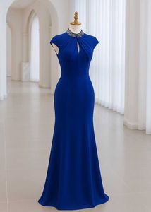 blue gown