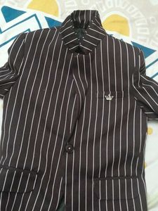 Striped Brown Blazer
