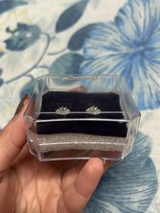 Diamond Cluster Stud Earrings