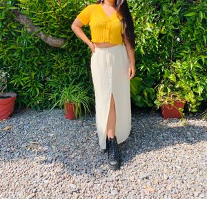 White Long Skirt