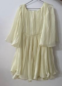 Creamy Chiffon Dress