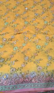 Tusser silk saree