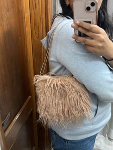 Zara Pink Fur Bag