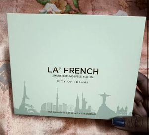Laa french city of dream Rio Paris Tokyo City Luxury Perfume for him Gift set 4X20 ml Eau de perfume 80ml (for men)