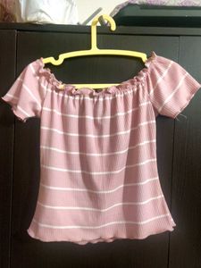 Pink Skinny Fit Top