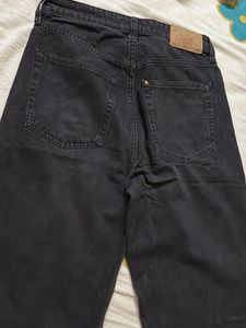 Wide Leg Black Jeans