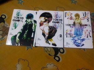 Tokyo Ghoul Vol 1-3 Manga