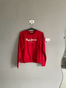 Pepe Jeans Red Sweatshirt