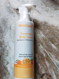 WishCare Sunscreen Body Lotion