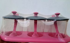 3Pc Dining Stand For Chutneys /Dry Fruits /Mukhwas