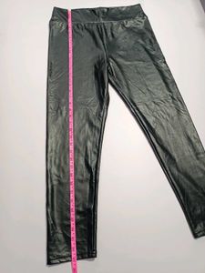 Plus Size XL Stylish Black Faux Leather Pants