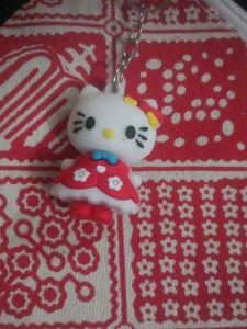 Red Patterned Pouch