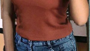 Brown Crop Top