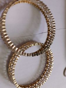 Silver  Floral Bangle Bracelet