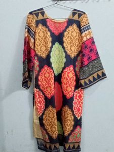 Printed  Kurta For Jeans Multicolour