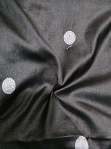Black And Silver Saree