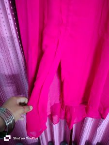 Up Down Handwork Georgette Kurti