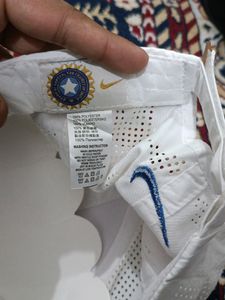 Brand New Cricket BCCI White Cap Summer Season Hat Sun Protection