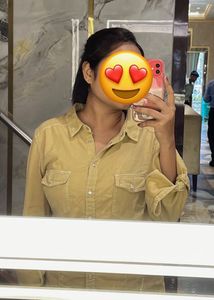 Tan Button-Down Shirt
