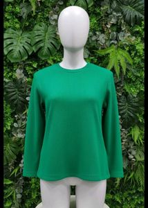 Green Long Sleeve Top