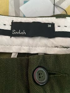 Olive Green Casual Pants