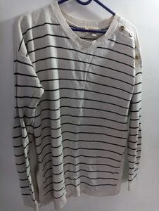 Striped Knit Sweater