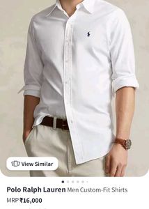 RALPH LAUREN Men&#39;s White Shirt