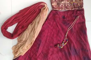 Maroon Lehenga Choli Set