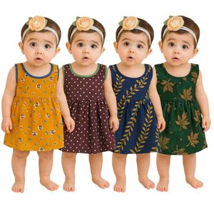 Cute Baby Girl Dresses pack of 4