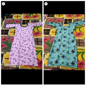 3 Multicolor Kurta Combo