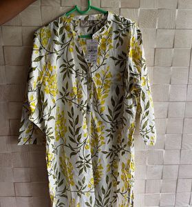 Floral Print Kurta