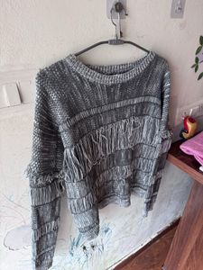 Fringe Knit Sweater