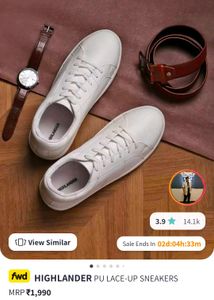 White Shoes For Men Highlander