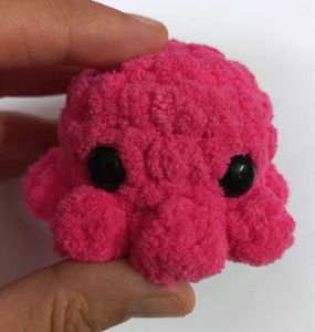 Handmade Crochet Baby Octopus Desk Buddy