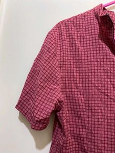 Pink Plaid Shirt till  34 and half can wear