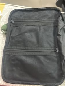 Black &amp; Green Messenger Bag