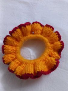 Handmade Crochet Hair Scrunchie