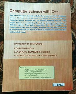 2nd Puc Computer Science Textbook